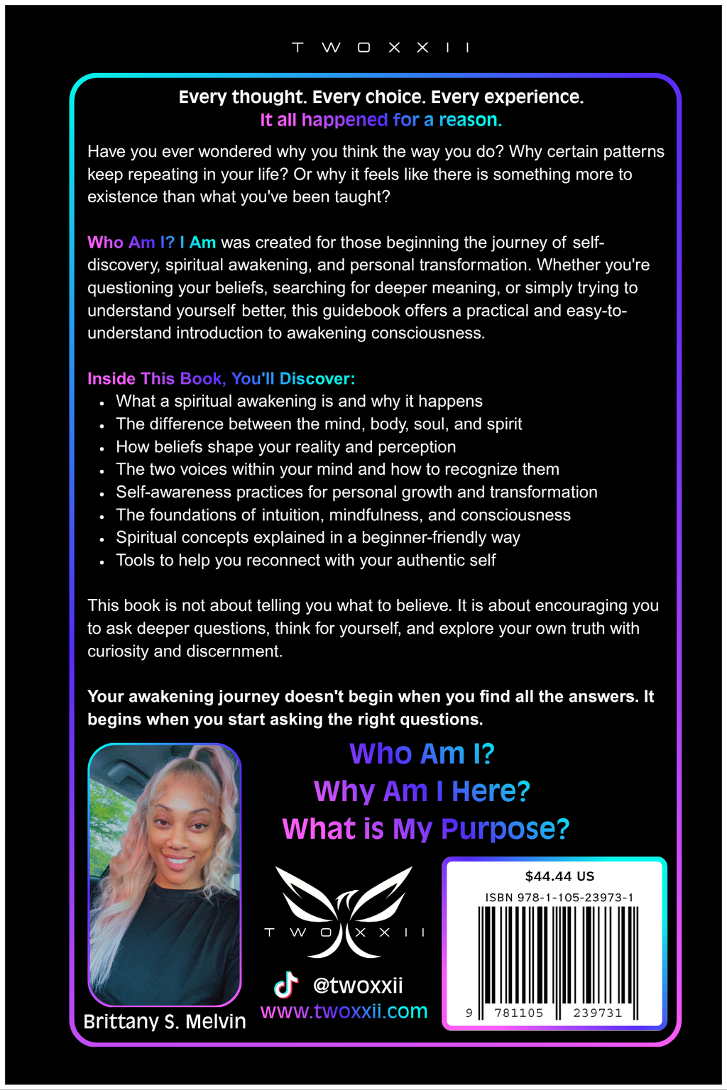 A Spiritual Awakening Guide Book: Why Are You the Way That You Are? Vol. 1 (Paperback)