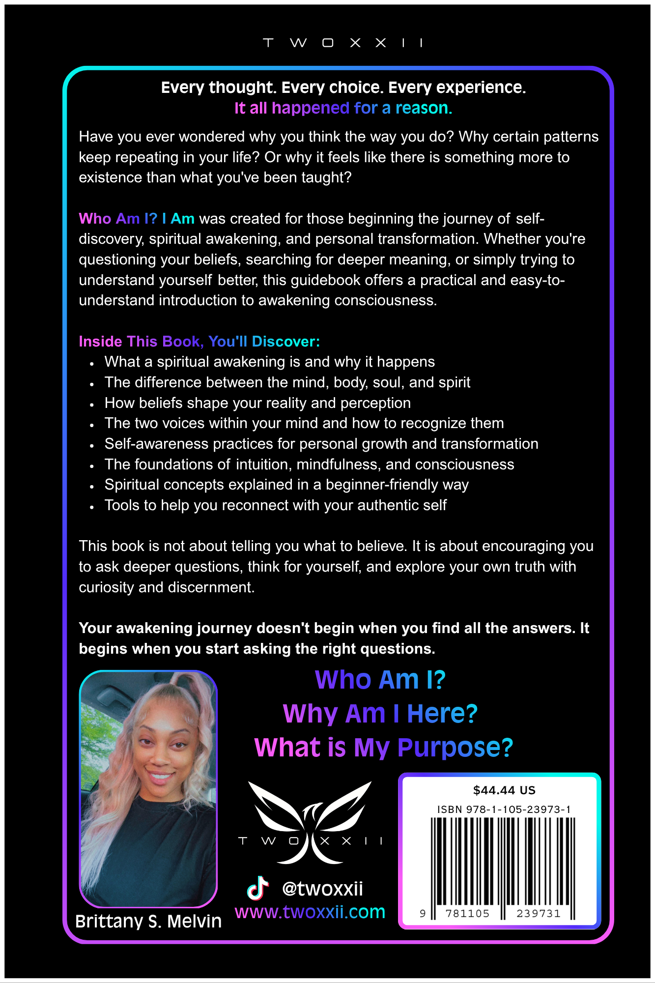 A Spiritual Awakening Guide Book: Why Are You the Way That You Are? Vol. 1 (Paperback)